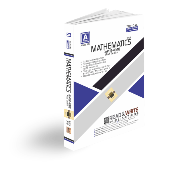 379 Mathematics A Level Paper-4 (M1) Topical Worked Solutions