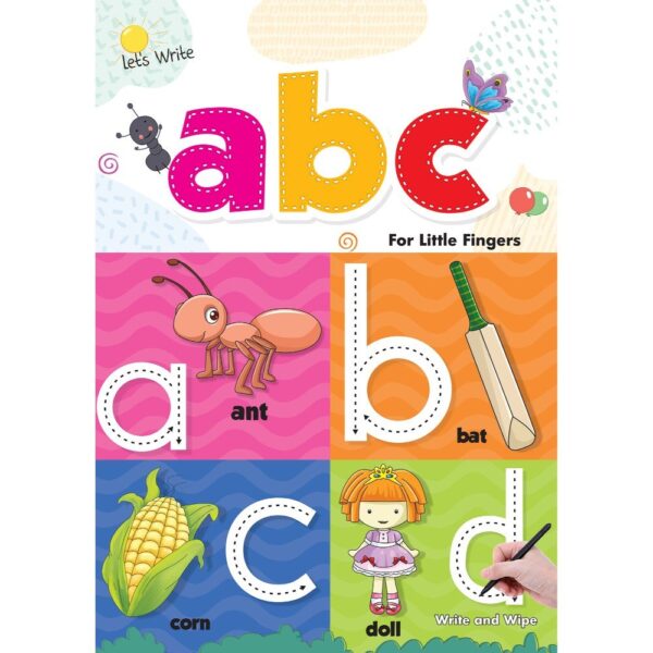 WRITING BOARD:LET'S WRITE abc