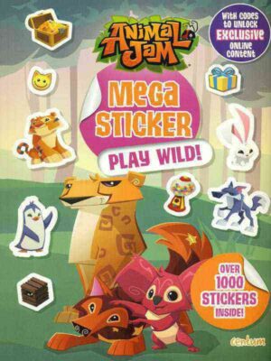 ANIMAL JAM MEGA STICKER PLAY WILD! (OVER 1000 STICKERS INSIDE!)