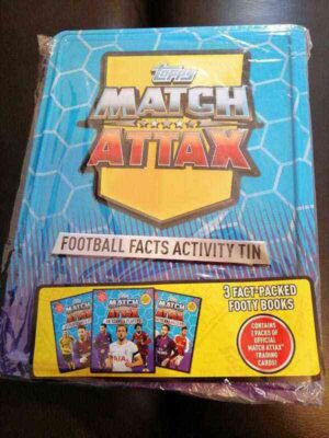 TOPPS MATCH ATTAX: FOOTBALL FACTS ACTIVITY TIN