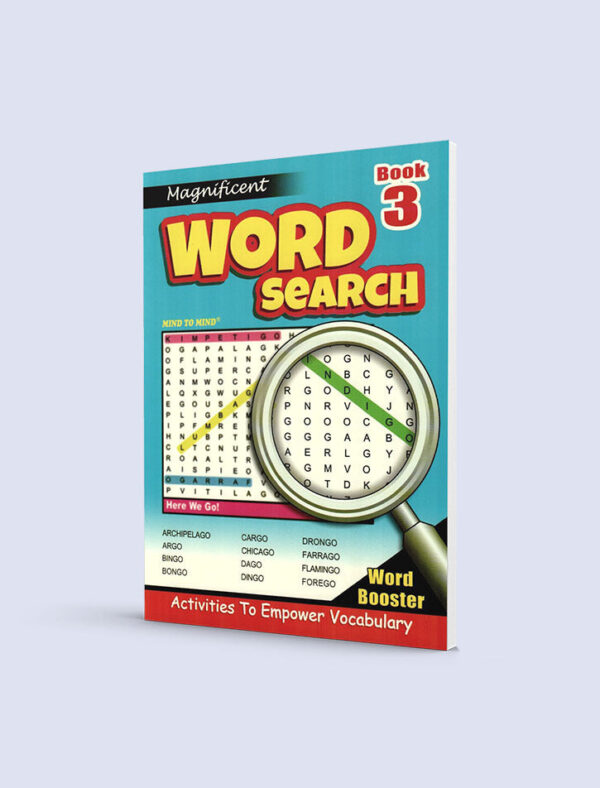 MTM MAGNIFICIENT WORD SEARCH: HERE WE GO! WORK BOOK 3
