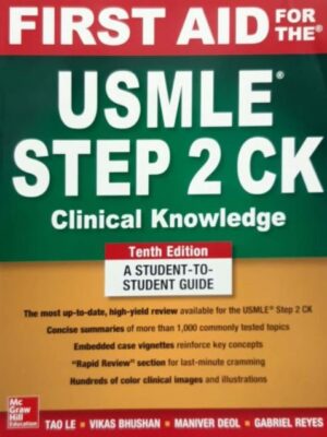 FIRST AID FOR THE USMLE STEP 2 CLINICAL KNOWLEDGE,